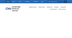 Desktop Screenshot of cambridgemedicine.org