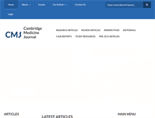 Tablet Screenshot of cambridgemedicine.org